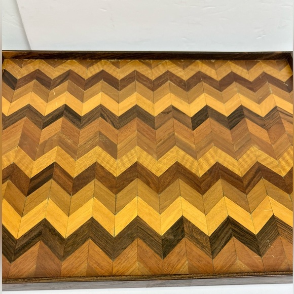 Vintage Tray Wooden Serving Tray - Picture 5 of 7